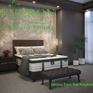 Đệm lò xo Everon Verona Cushion Euro Top KINGKOIL