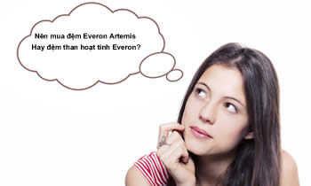 Nên mua đệm bông ép Everon Artemis hay đệm than hoạt tính Everon?