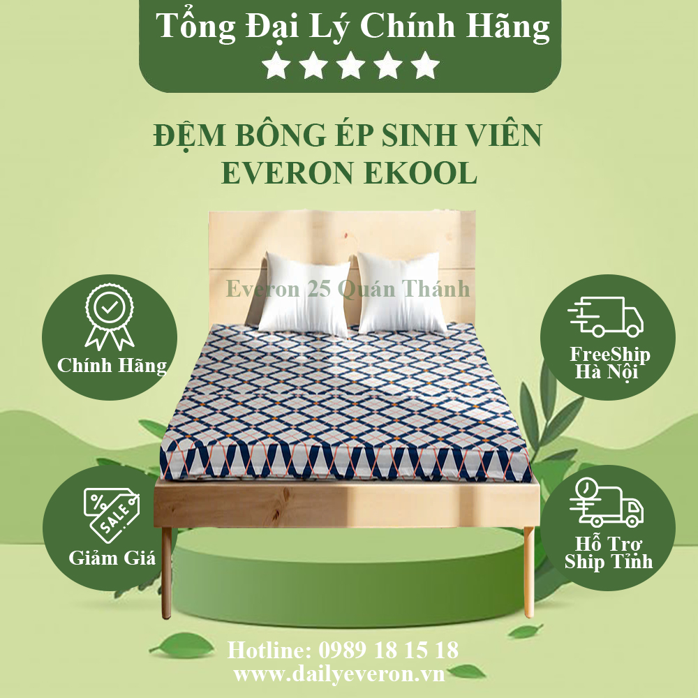 Đệm Bông Ép Everon Ekool