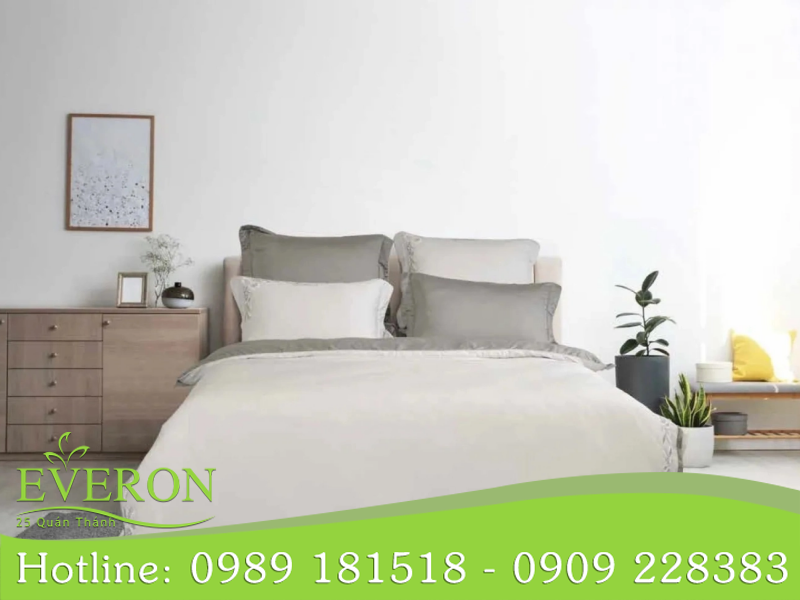 Bộ chăn ga gối đệm cưới Everon lựa chọn cho không gian sống sang trọng
