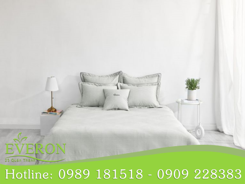 Chất liệu của bộ chăn ga gối đệm cưới Everon