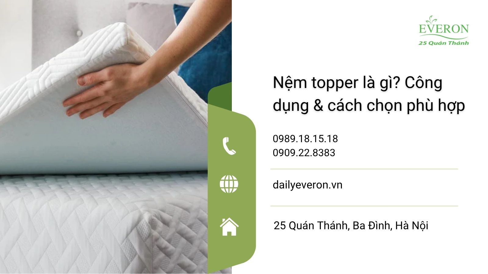 Nệm Topper là gì